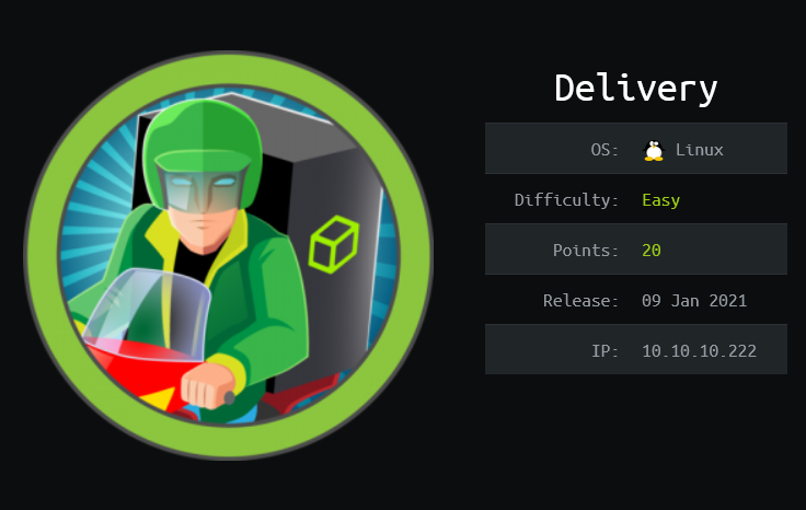 HackTheBox - Delivery