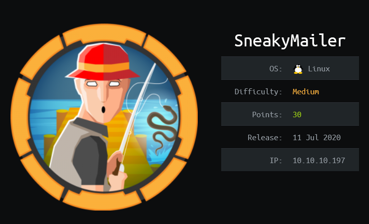 HackTheBox - SneakyMailer
