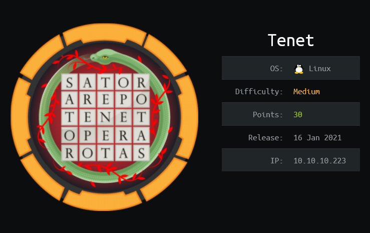 HackTheBox - Tenet